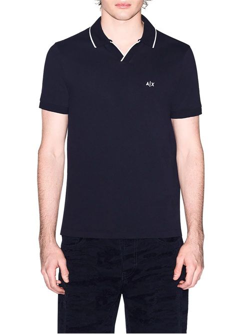 Polo Classica in Piqué di Cotone Traspirante ARMANI EXCHANGE | XM002401AF10366/UB101